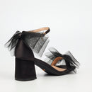 Miss Black Bardot 5 Heel - Black footwear Miss Black