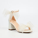 Miss Black Bardot 5 Heel - White