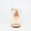 Miss Black Bardot 5 Heel - White