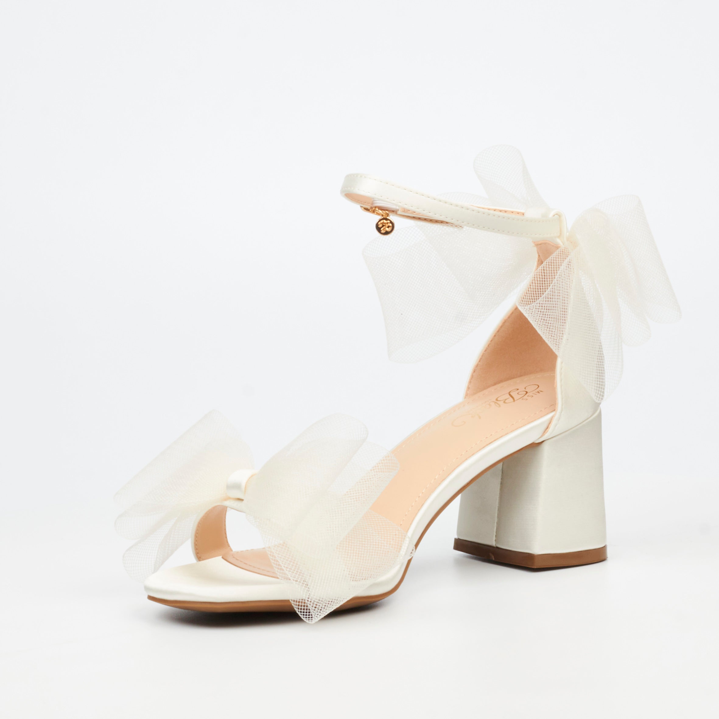 Miss Black Bardot 5 Heel - White footwear Miss Black