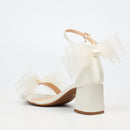 Miss Black Bardot 5 Heel - White