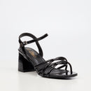 Miss Black Bardot 7 Heel - Black footwear Miss Black