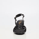 Miss Black Bardot 7 Heel - Black footwear Miss Black