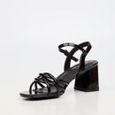 Miss Black Bardot 7 Heel - Black footwear Miss Black