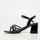 Miss Black Bardot 7 Heel - Black footwear Miss Black