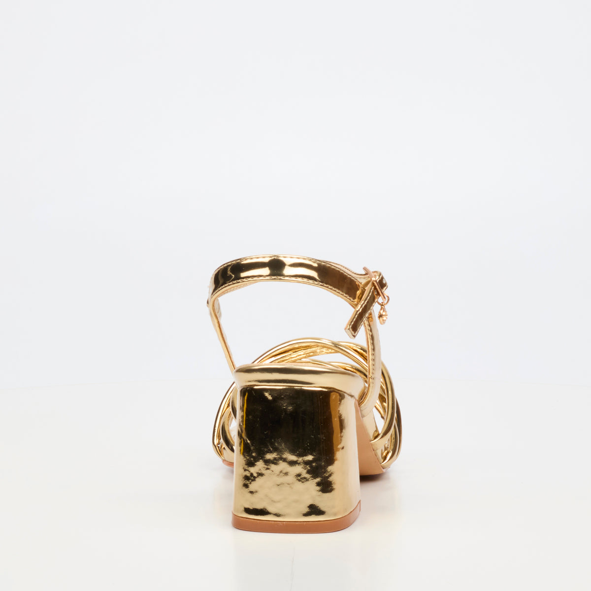 Miss Black Bardot 7 Heel - Gold footwear Miss Black