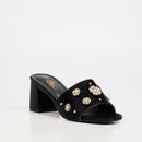 Miss Black Bardot 9 Heel - Black footwear Miss Black