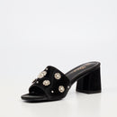 Miss Black Bardot 9 Heel - Black footwear Miss Black