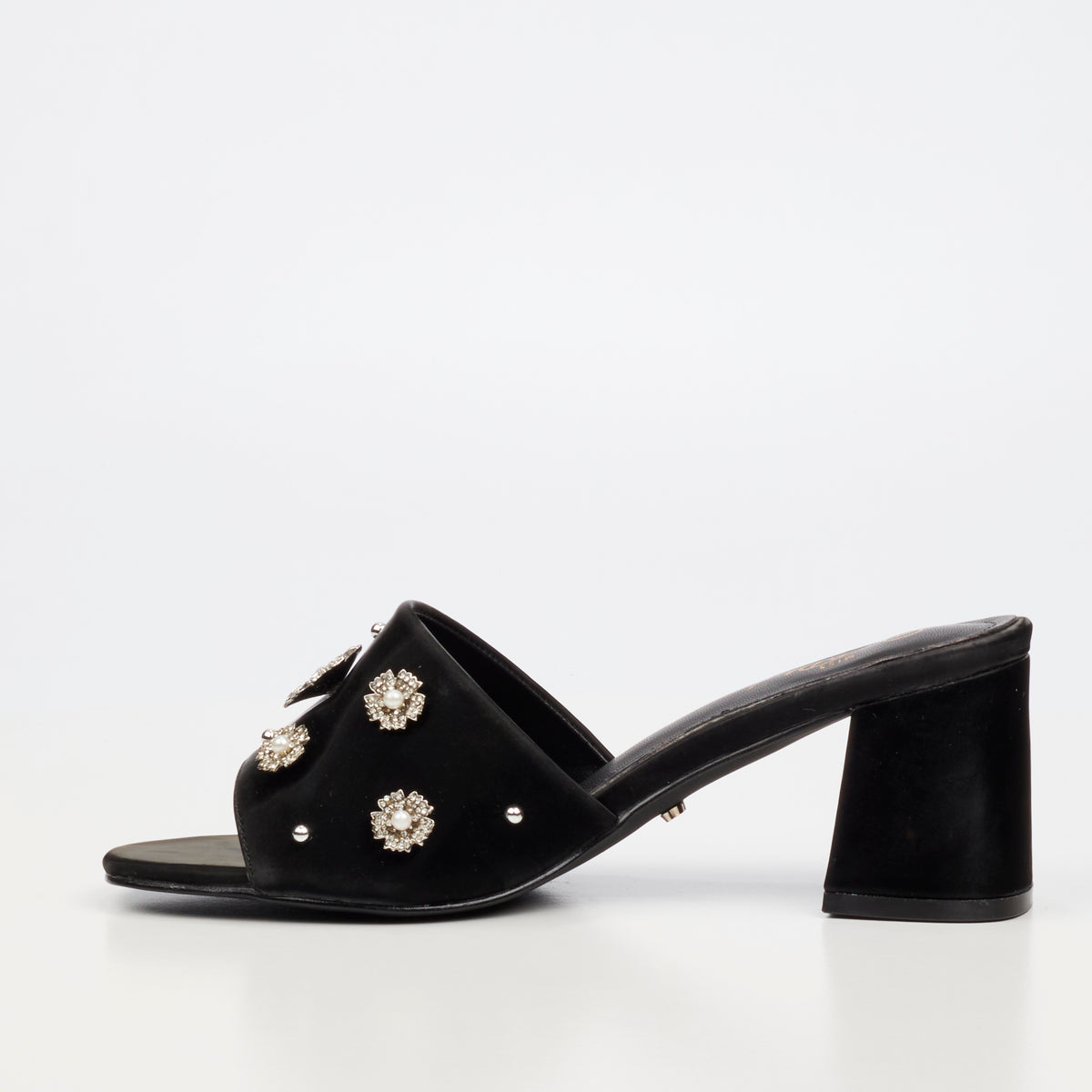 Miss Black Bardot 9 Heel - Black footwear Miss Black