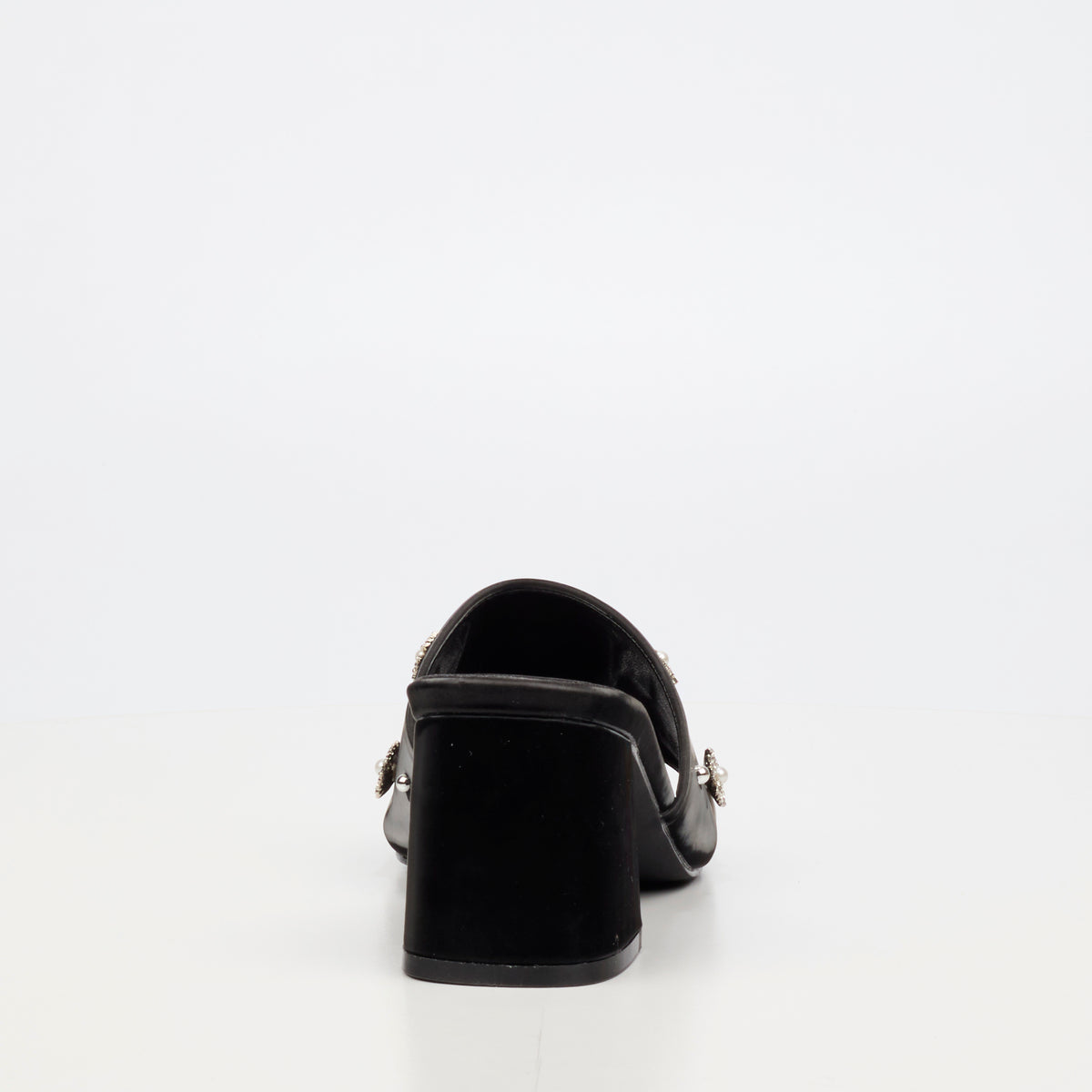 Miss Black Bardot 9 Heel - Black footwear Miss Black