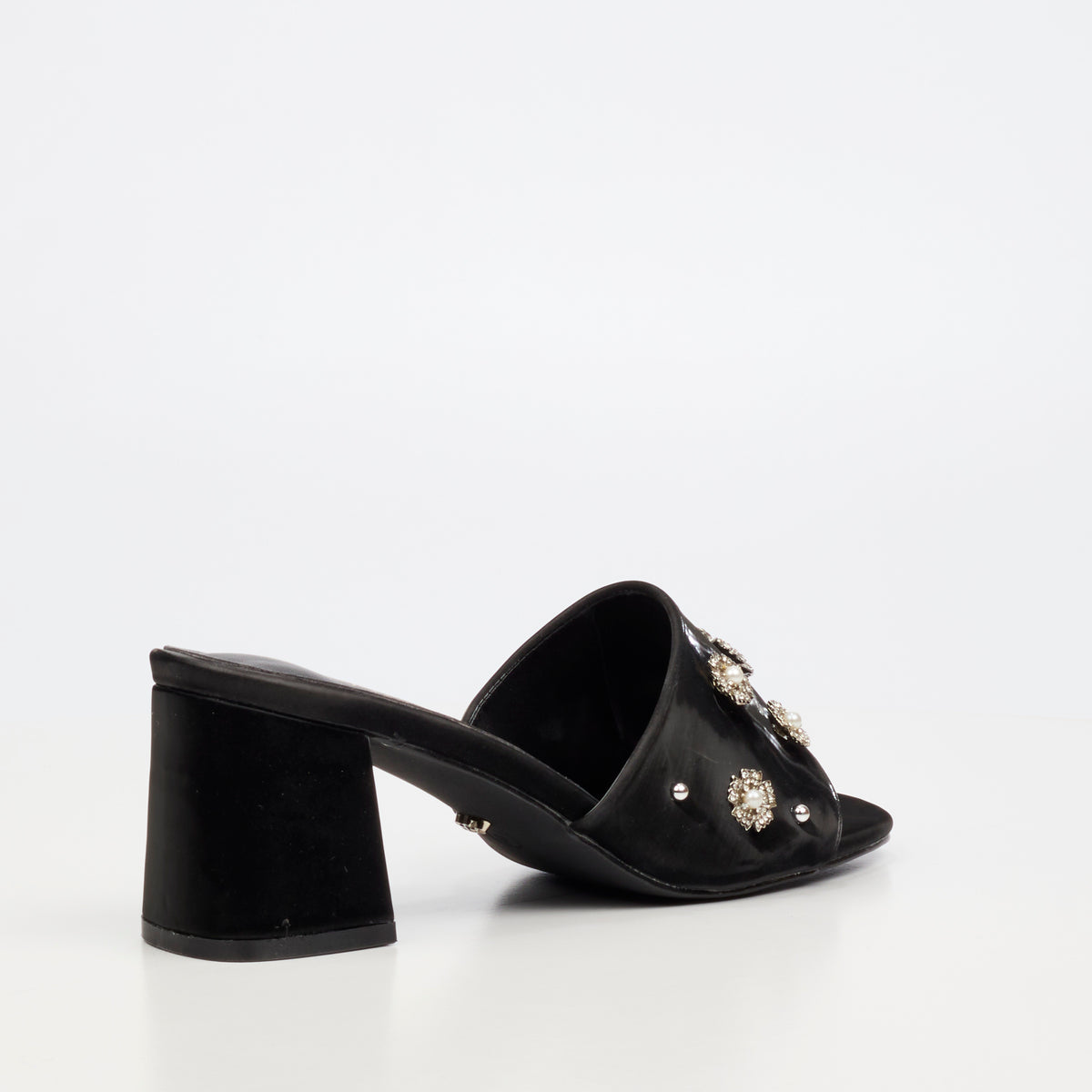 Miss Black Bardot 9 Heel - Black footwear Miss Black