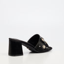 Miss Black Bardot 9 Heel - Black footwear Miss Black