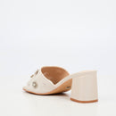 Miss Black Bardot 9 Heel - Champagne footwear Miss Black