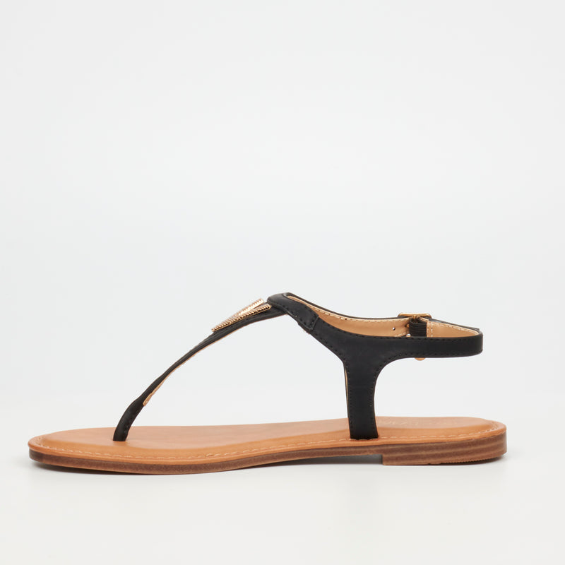 Miss Black Basil 3 Sandal - Black footwear Miss Black   