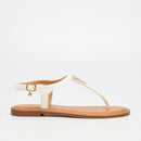 Miss Black Basil 3 Sandal - White footwear Miss Black