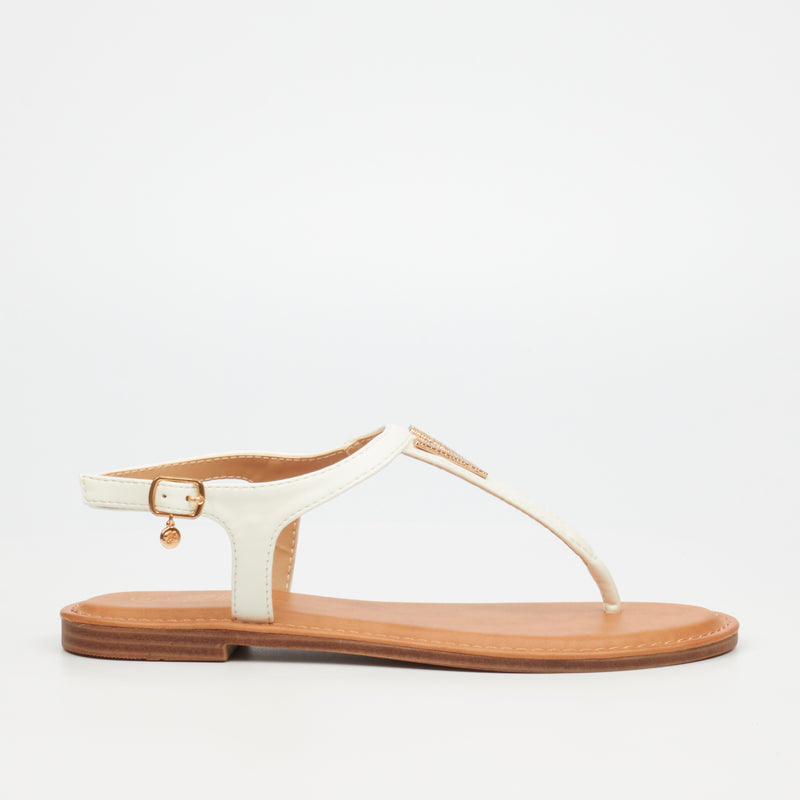 Miss Black Basil 3 Sandal - White footwear Miss Black   