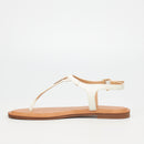 Miss Black Basil 3 Sandal - White footwear Miss Black