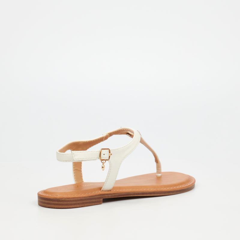 Miss Black Basil 3 Sandal - White footwear Miss Black   