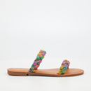 Miss Black Basil 4 Flat Sandal - Multi footwear Miss Black