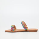 Miss Black Basil 4 Flat Sandal - Multi footwear Miss Black