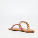 Miss Black Basil 4 Flat Sandal - Multi footwear Miss Black