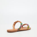 Miss Black Basil 4 Flat Sandal - Multi footwear Miss Black