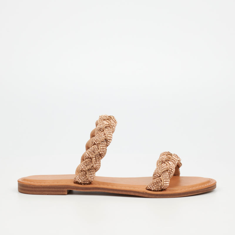 Miss Black Basil 4 Sandal - Rose Gold footwear Miss Black   