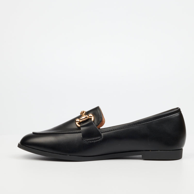 Miss Black Baylee 4 Loafer - Black footwear Miss Black   