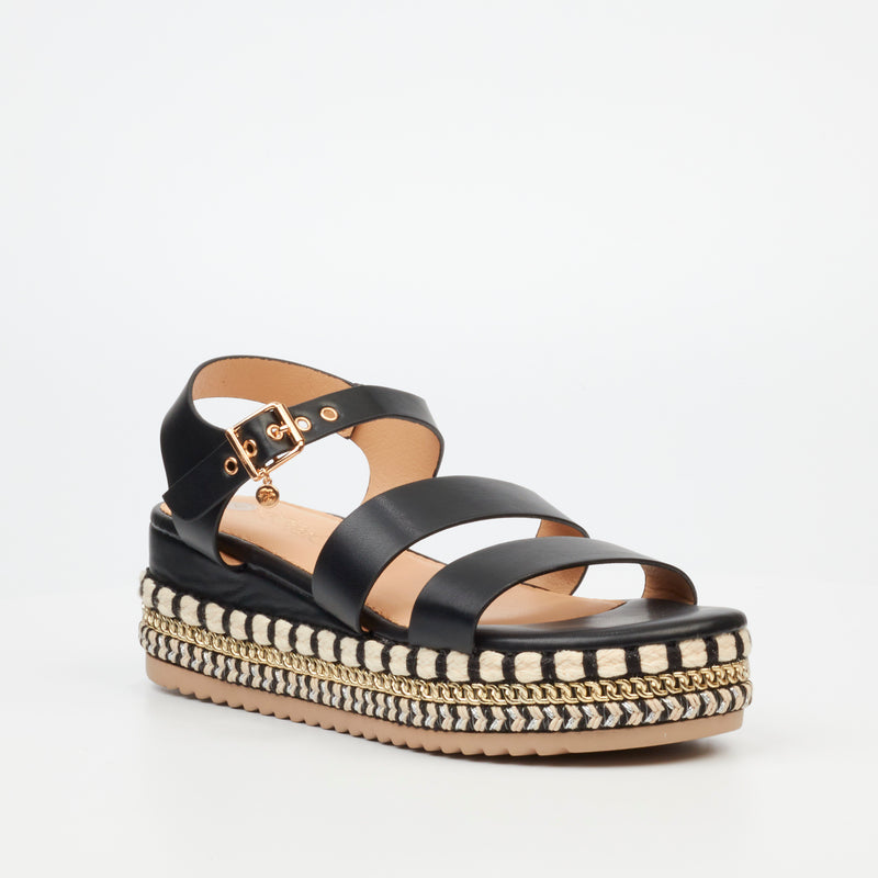 Miss Black Bekki 1 Flatform - Black footwear Miss Black   