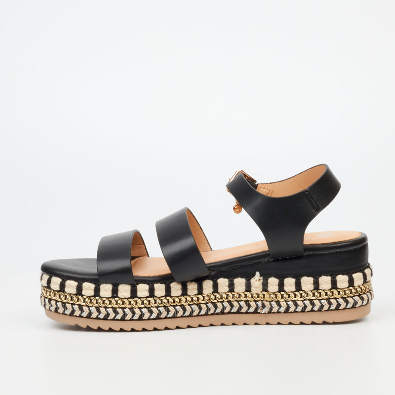 Miss Black Bekki 1 Flatform - Black footwear Miss Black   