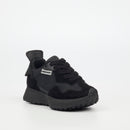 Urbanart Bellay 1 Faux Nubuck / Faux Suede Sneaker - Black (youth) footwear UBRT