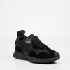 Urbanart Bellay 1 Faux Nubuck / Faux Suede Sneaker - Black footwear UBRT