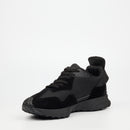 Urbanart Bellay 1 Faux Nubuck / Faux Suede Sneaker - Black footwear UBRT