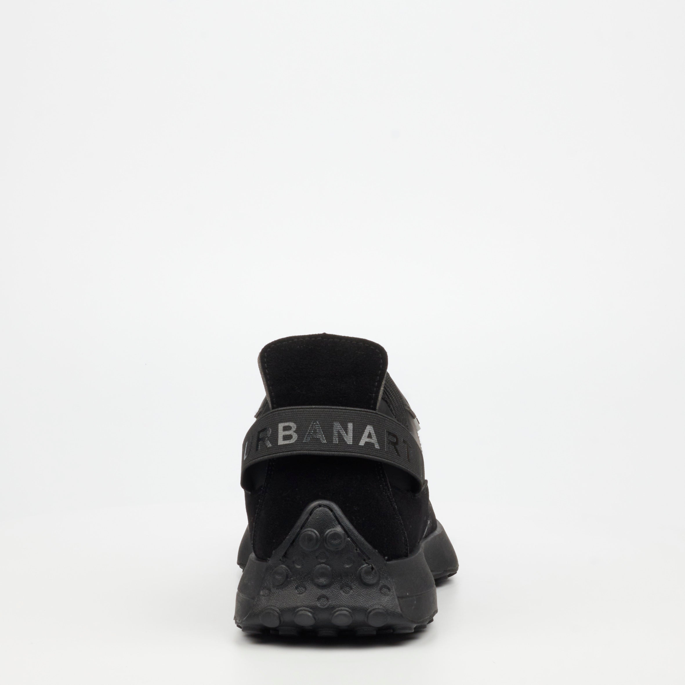Urbanart Bellay 1 Faux Nubuck / Faux Suede Sneaker - Black footwear UBRT