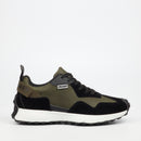 Urbanart Bellay 1 Faux Nubuck / Faux Suede Sneaker - Olive footwear UBRT