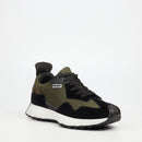 Urbanart Bellay 1 Faux Nubuck / Faux Suede Sneaker - Olive footwear UBRT