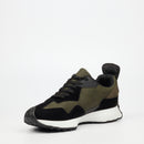 Urbanart Bellay 1 Faux Nubuck / Faux Suede Sneaker - Olive footwear UBRT