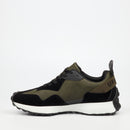 Urbanart Bellay 1 Faux Nubuck / Faux Suede Sneaker - Olive footwear UBRT