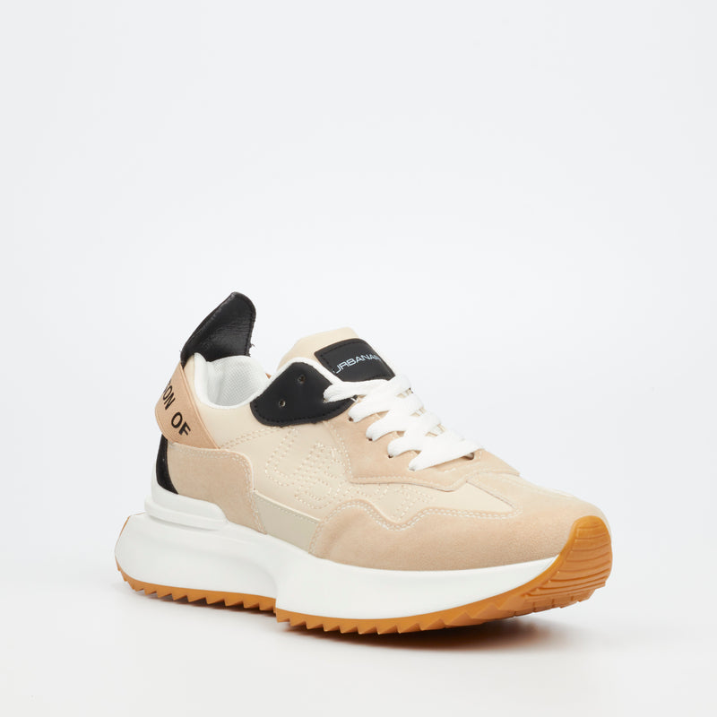 Urbanart Bellay 1 Wax Sue Sneaker - Beige footwear UBRT