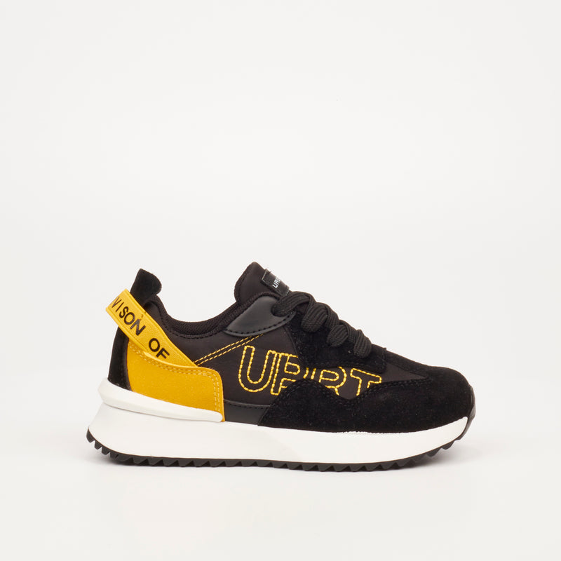 Urbanart Bellay 1 Wax Sue Sneaker - Black footwear UBRT