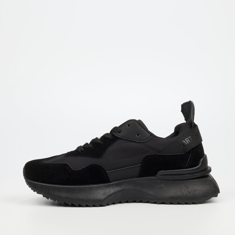 Urbanart Bellay 1 Wax Sue Sneaker - Black footwear UBRT   