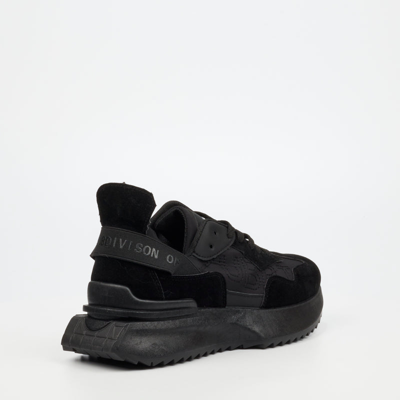 Urbanart Bellay 1 Wax Sue Sneaker - Black footwear UBRT   