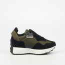 Urbanart Bellay 1 Faux Nubuck / Faux Suede Sneaker - Olive (youth) footwear UBRT