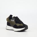 Urbanart Bellay 1 Faux Nubuck / Faux Suede Sneaker - Olive (youth) footwear UBRT