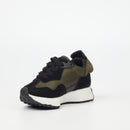 Urbanart Bellay 1 Faux Nubuck / Faux Suede Sneaker - Olive (youth) footwear UBRT