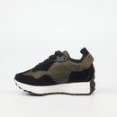 Urbanart Bellay 1 Faux Nubuck / Faux Suede Sneaker - Olive (youth) footwear UBRT