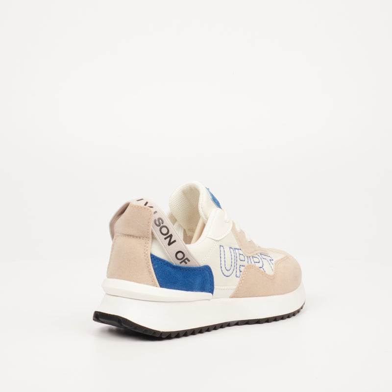 Urbanart Bellay 1 Faux Wax / Faux Suede - White (kids) footwear UBRT   