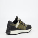 Urbanart Bellay 3 Mesh / Faux Nubuck Sneaker - Black footwear UBRT