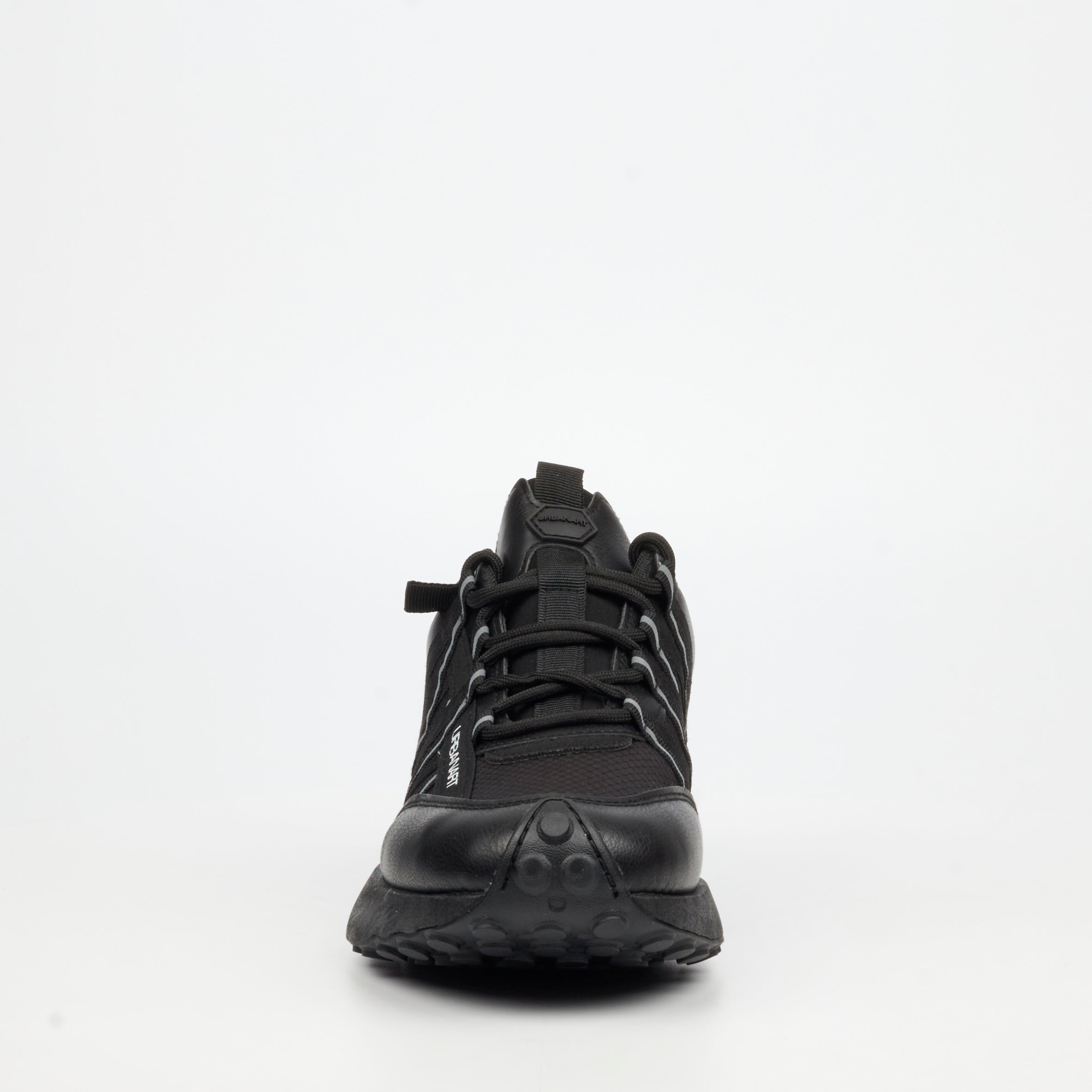 Urbanart Bellay 3 Mesh / Faux Nubuck Sneaker - Mono Black footwear UBRT