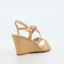 Butterfly Feet Benita 1 Wedge - Beige footwear Butterfly Feet   